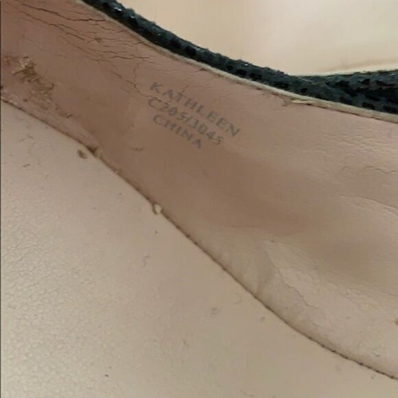 TARYN by Taryn Rose Metallic Wedge Shoes Slide Ons - Picture 7 of 8